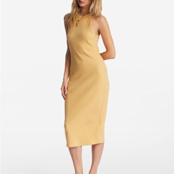 Billabong Tomboy Tank Ribbed Midi Dress - Picture 1 of 8
